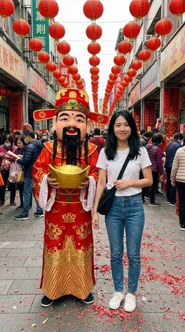 參考成品：財神到拜年短片