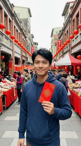 新年紅包的示範