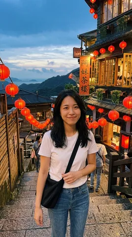 九份老街的示範