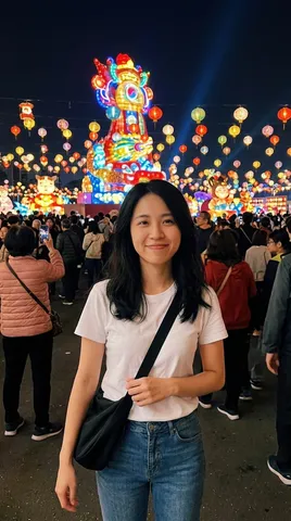 參考成品：元宵燈會打卡短片