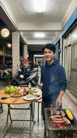 參考成品：中秋烤肉祝福短片