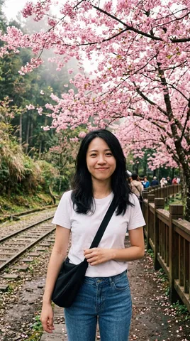 櫻花季的示範
