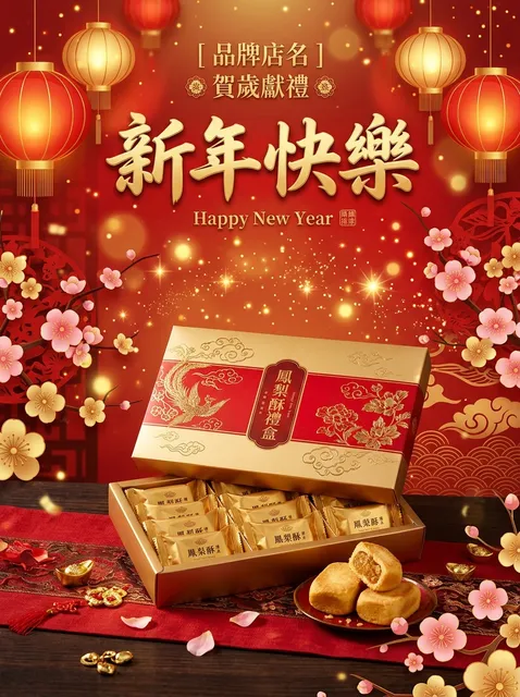 參考成品：新春海報